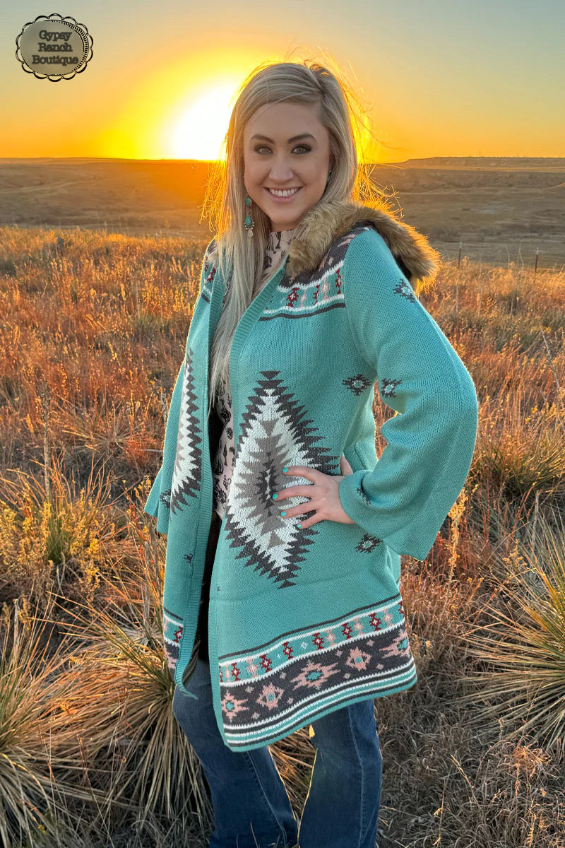 Lewisville Aztec Cardigan - Also in Plus Size