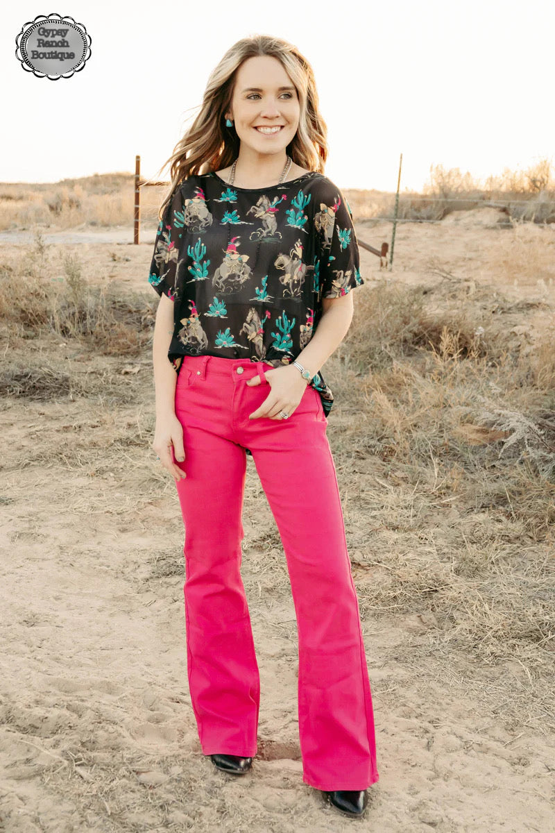 Walking West PINK Denim Jeans