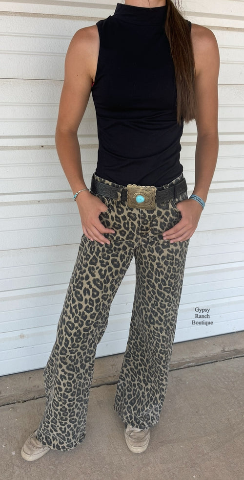 Ryder Leopard Pants - Also in Plus Size