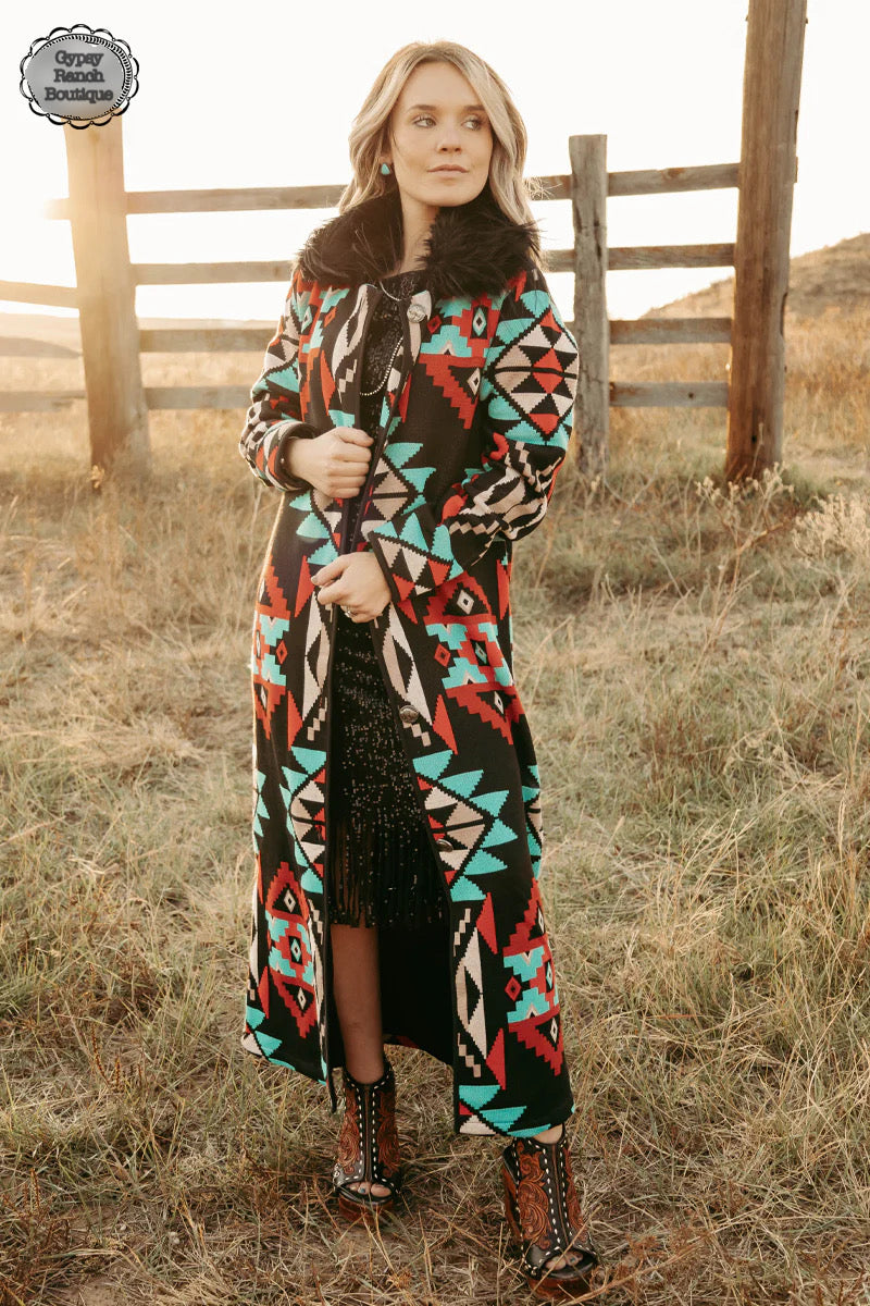 South Ridge Aztec Jacket- Also in Plus Size