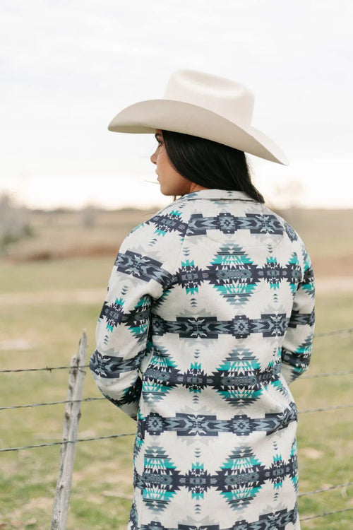 Lane Aztec Blazer Jacket - Also in Plus Size