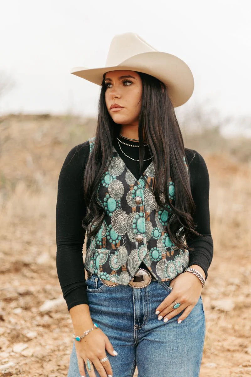 Concho Queen Vest - Also in Plus Size