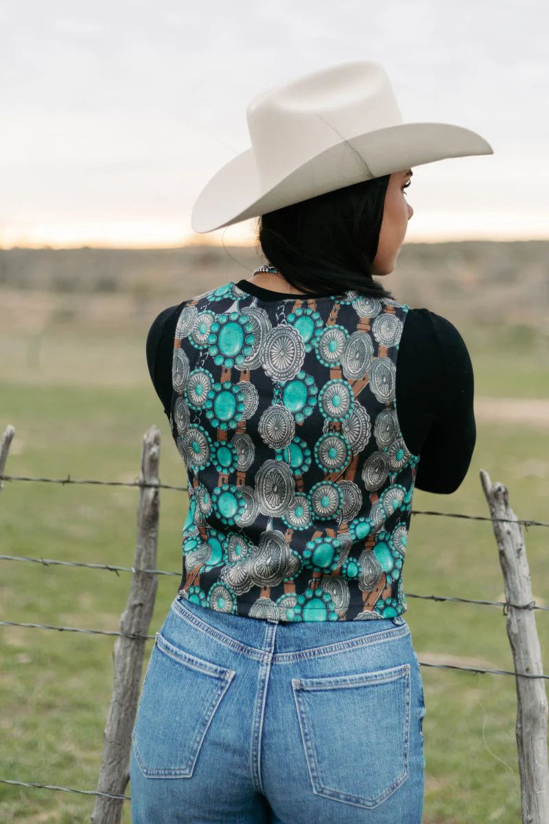 Concho Queen Vest - Also in Plus Size