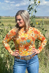 Blissfully Blessed Fall Mesh Layering Top - Also in Plus Size