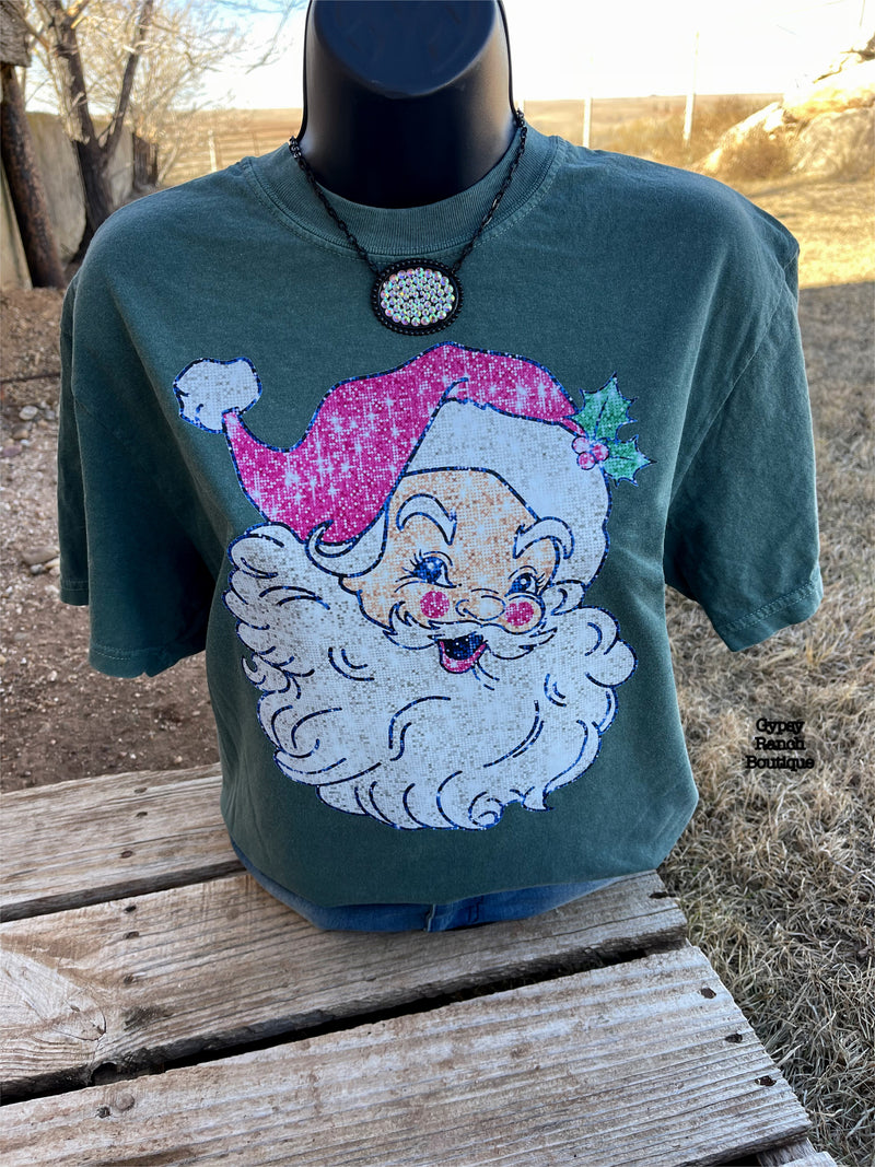 Glimmer Santa Top - Also in Plus Size