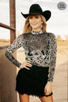 Fort Worth Black Fringe Skirt- Also in Plus Sizer