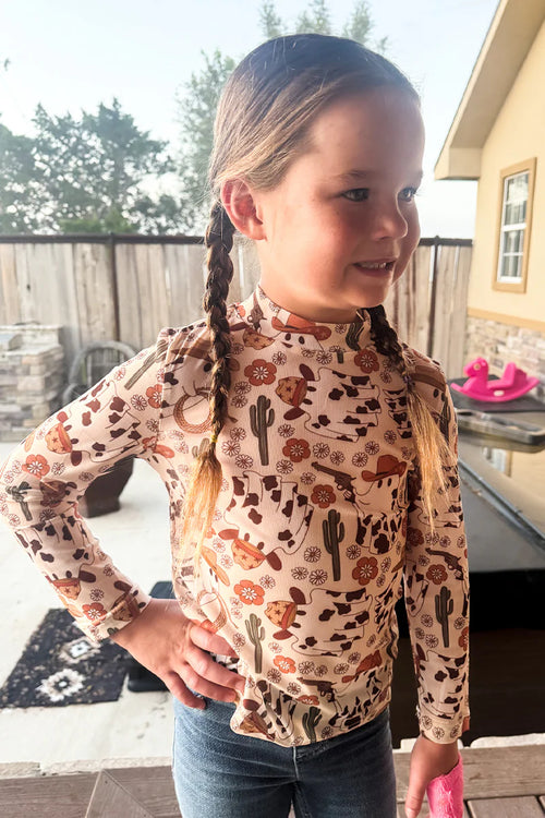 Kids Hauntin’ The Range Mesh Top