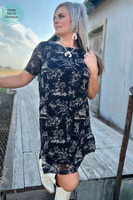 On Rodeo Trail Mesh Dress - Also in Plus Size