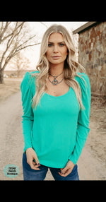 Turquoise Something Classy Top - Also in Plus Size