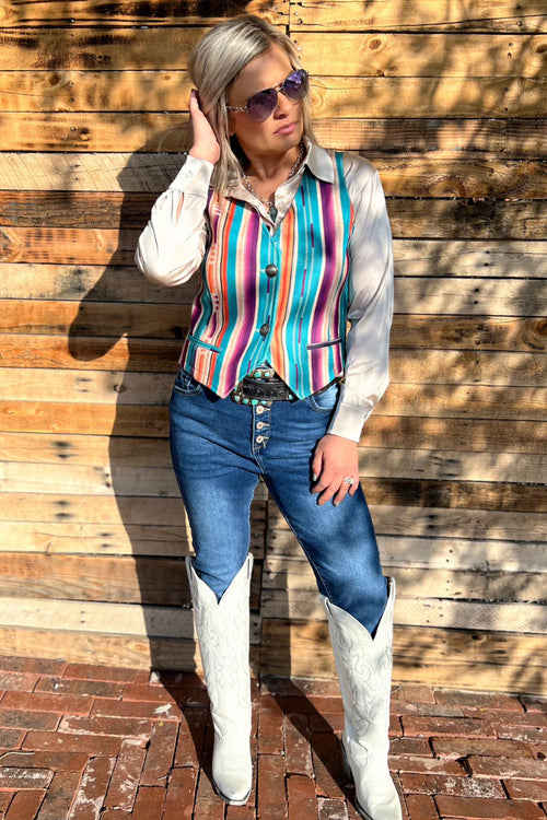 Sunsets & Serape Vest - Also in Plus Size