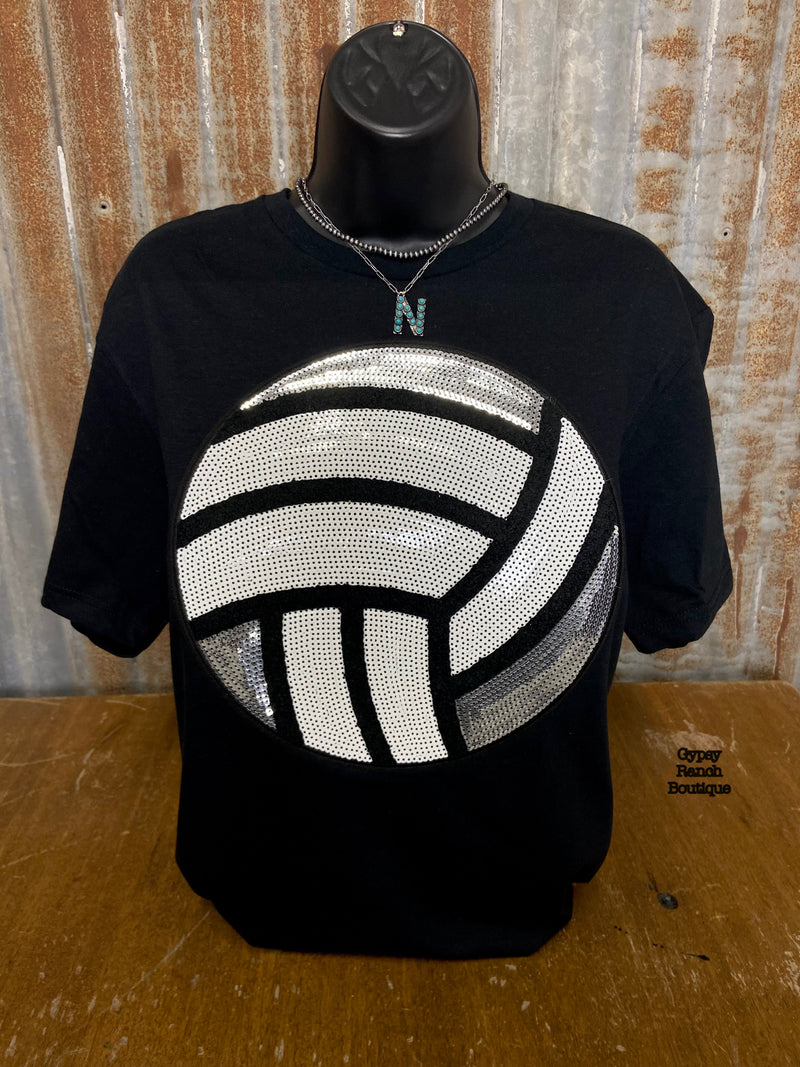 Sequin Volleyball Tee - Also in Plus Size