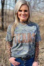 Stitched in Texas Camo Tee - Also in Plus Size