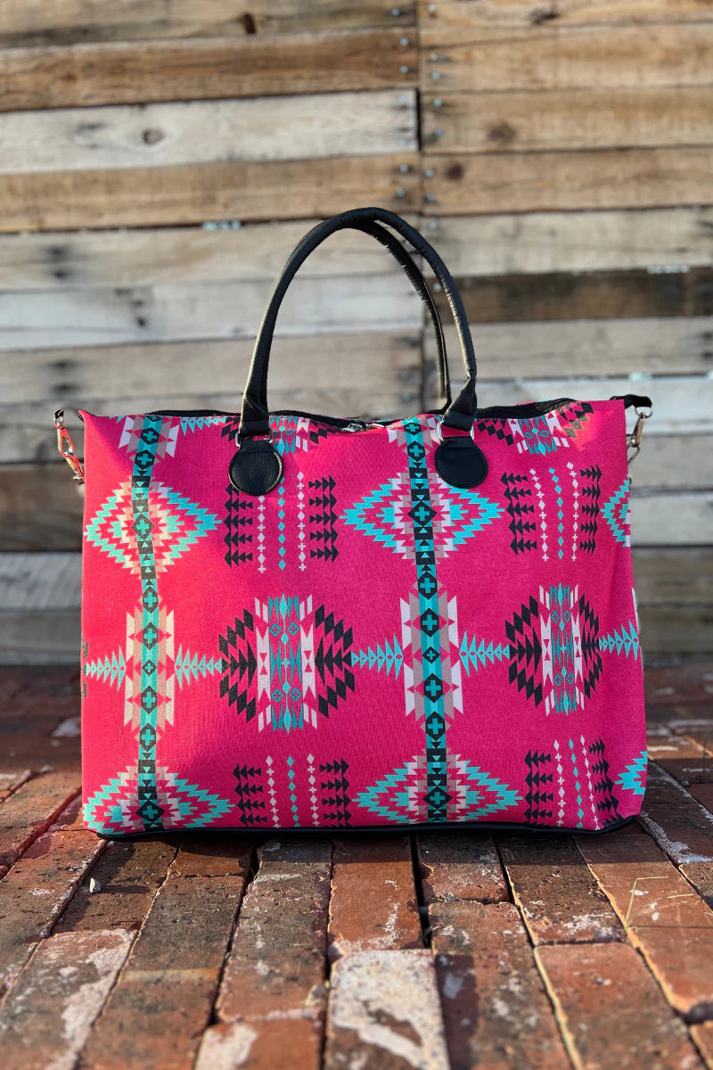 Back to the Ranch Overnight XL Tote Bag
