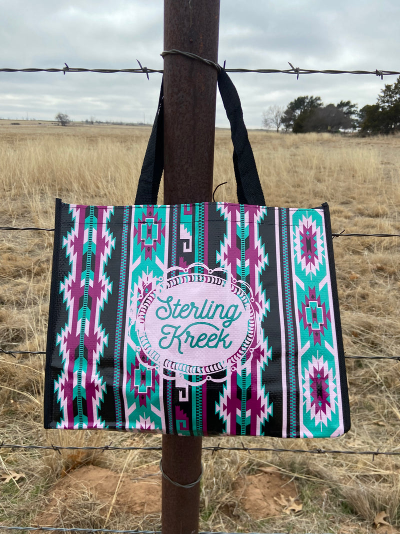 Sterling Kreek Aztec Print Tote Bag