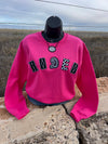 Rodeo Patch Pink Sweatshirt - Also in Plus Size