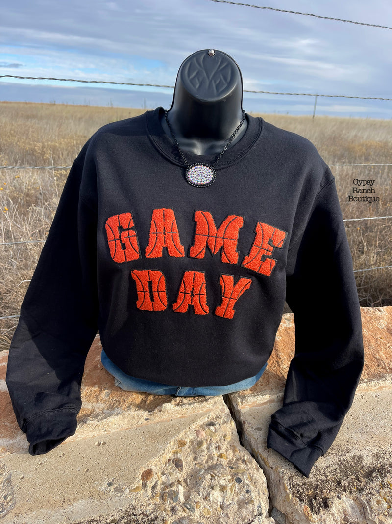 GAME DAY patch Sweatshirt - Also in Plus Size