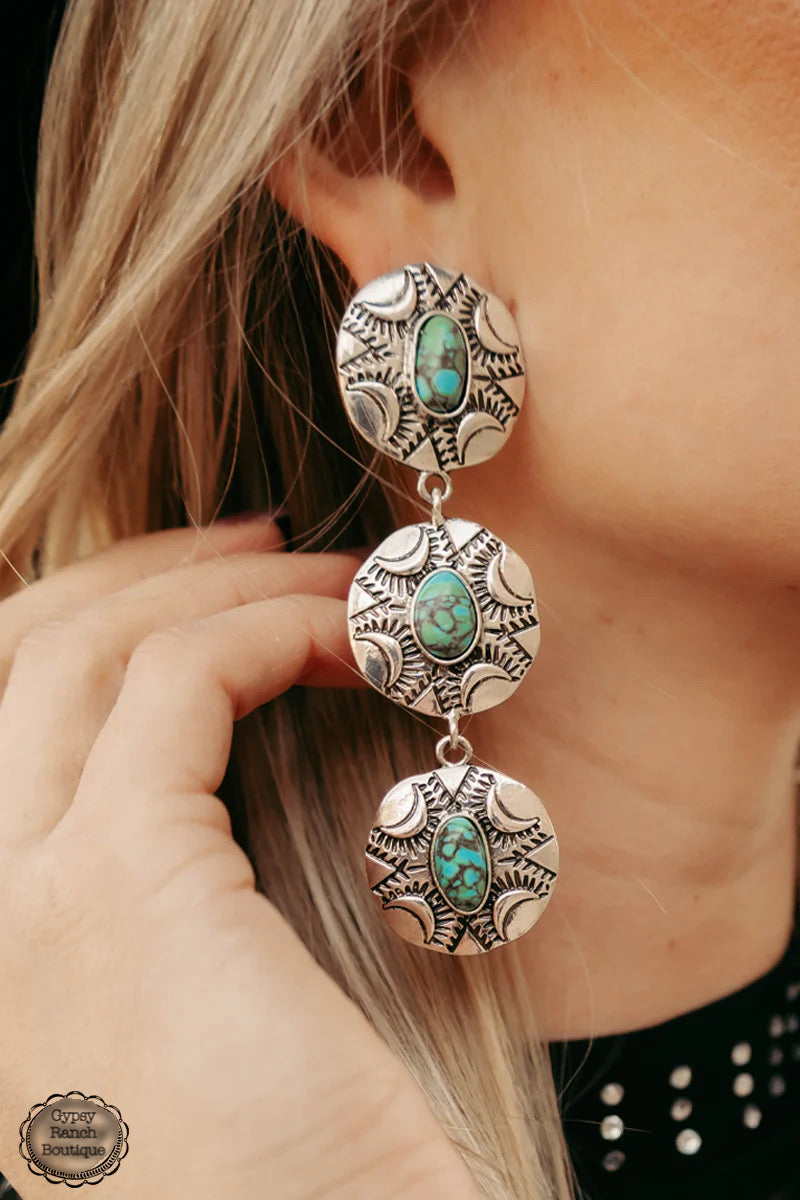 De Soto Turquoise Earring