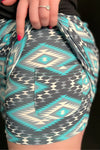 Caprock Aztec Shorts - Also in Plus Size