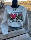 Love Like Jesus Leopard Sweatshirt - Also in Plus Size