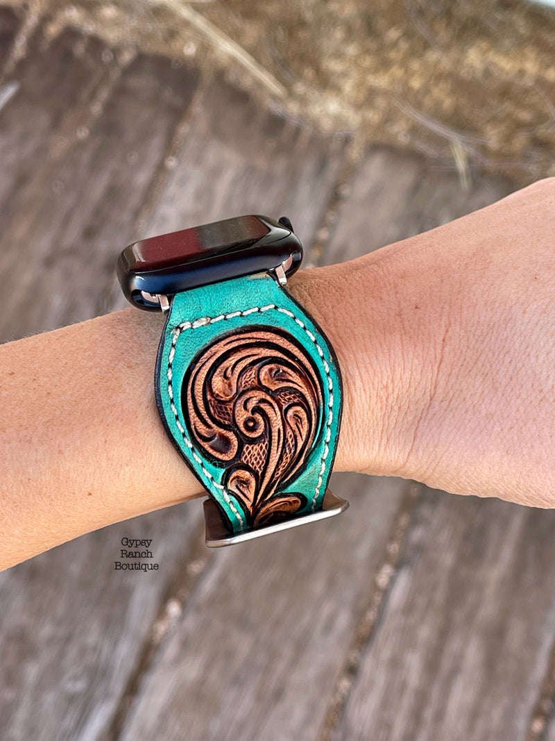 Wichita Falls Leather Smart Watch Band