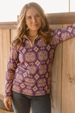 Harper Valley Purple Pullover - Also in Plus Size