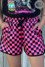 Kids - Levelland Checkered Shorts