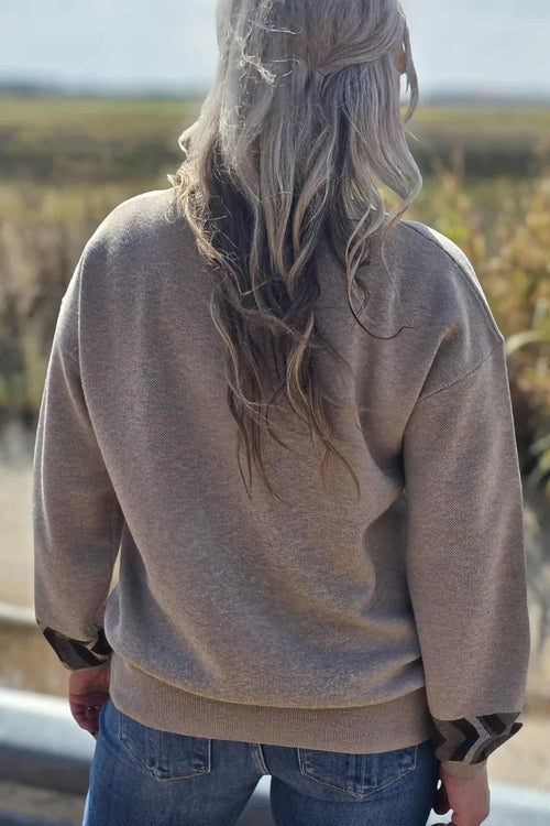 Nevada Aztec Sweater Top- Also in Plus Size