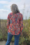 Paisley on the Plains Top- Also in Plus Size