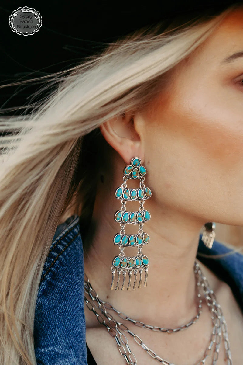 Texline Turquoise Earring