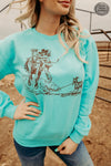 Goat Tyer Sweatshirt - Also in Plus Size