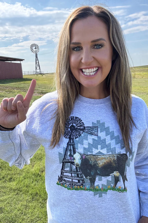 Painted Black Betty Sweatshirt - Also in Plus Size