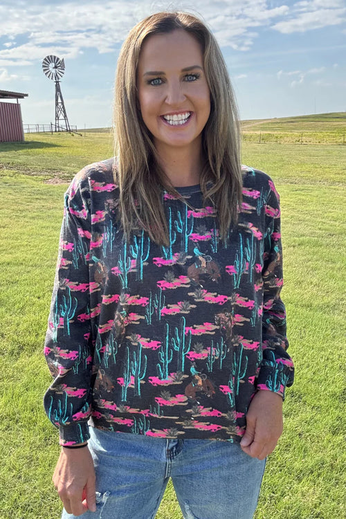 Rosette Rodeo Top- Also in Plus Size