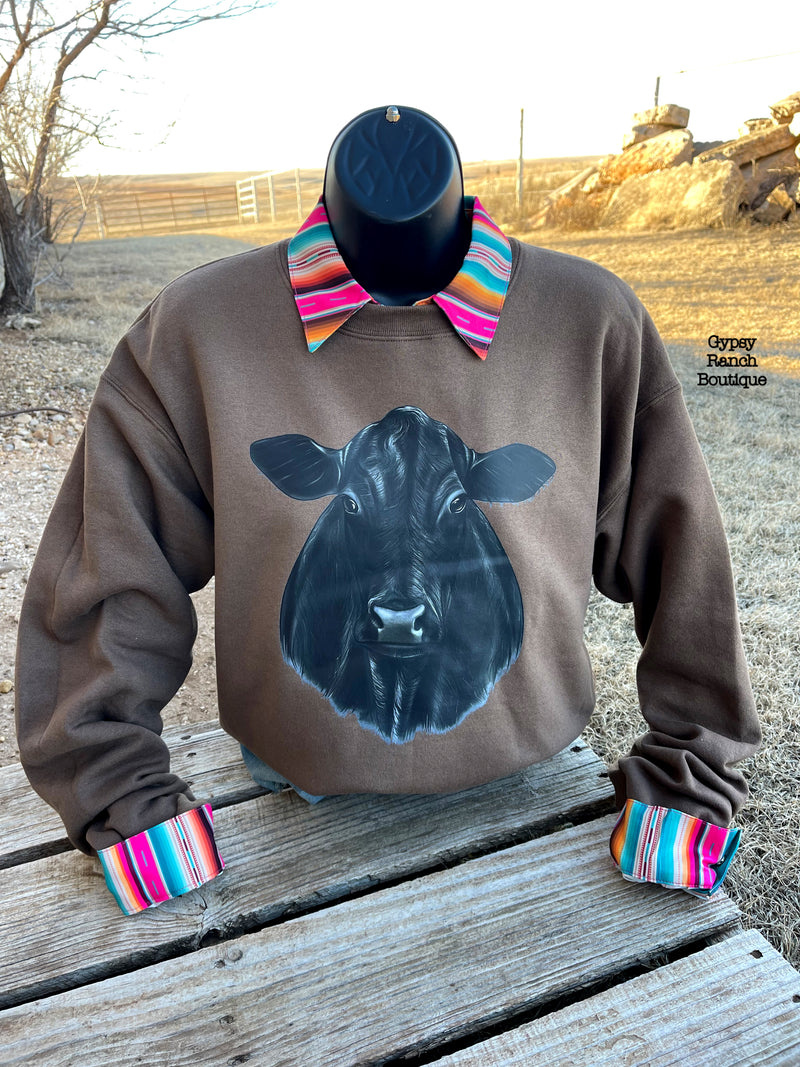 Black Angus Sweatshirt Also in Plus Size Gypsy Ranch Boutique