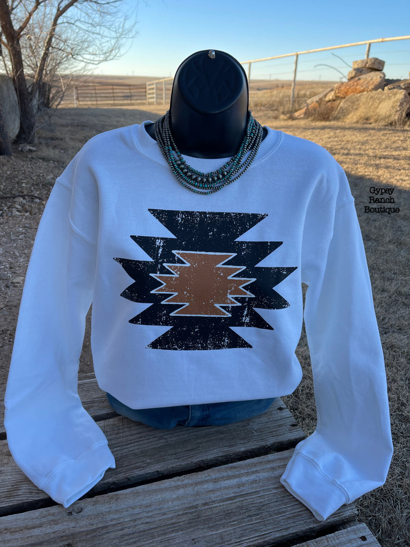 Sand Hills Aztec Sweatshirt - Also in Plus Size