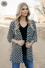 Round The Track Kimono Cardigan - Also in Plus Size