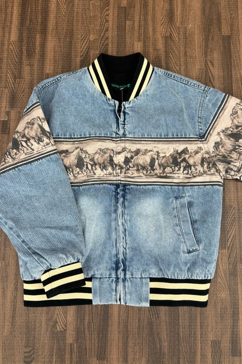 Kids Remuda Rush Horse Denim Jacket