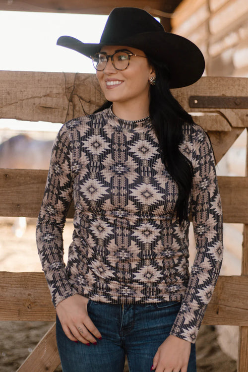 Smokey Mesa Top - Also in Plus Size