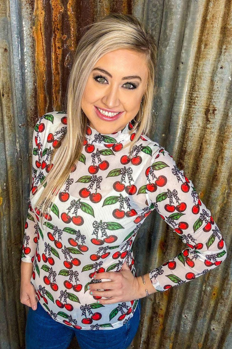 The Cherry on Top Mesh Layering Top - Also in Plus Size