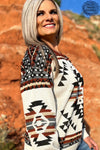Rustic Mountain Aztec Sweater Top- Also in Plus Size
