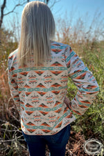 Making Memphis Aztec Suede Blazer Jacket - Also in Plus Size