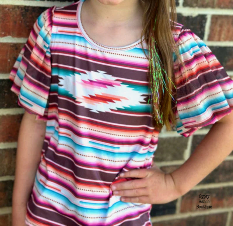 The Rising Sun Serape Top - Kids