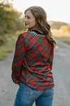 Merry and Checked Top - Also in Plus Size
