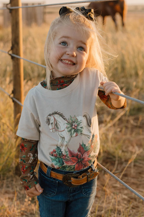 Kids Rockin’ Horse Mesh Top