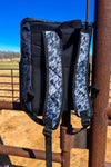 Boot Stitch & Cowhide Backpack Cooler