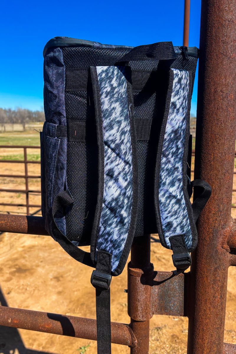 Boot Stitch & Cowhide Backpack Cooler