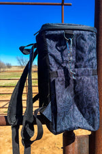 Boot Stitch & Cowhide Backpack Cooler