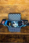 Valley Hills Boot Stitch & Checkered Cosmetic Kaboodle