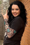 Tattoo on this Town Mesh Layering Top - Also in Plus Size
