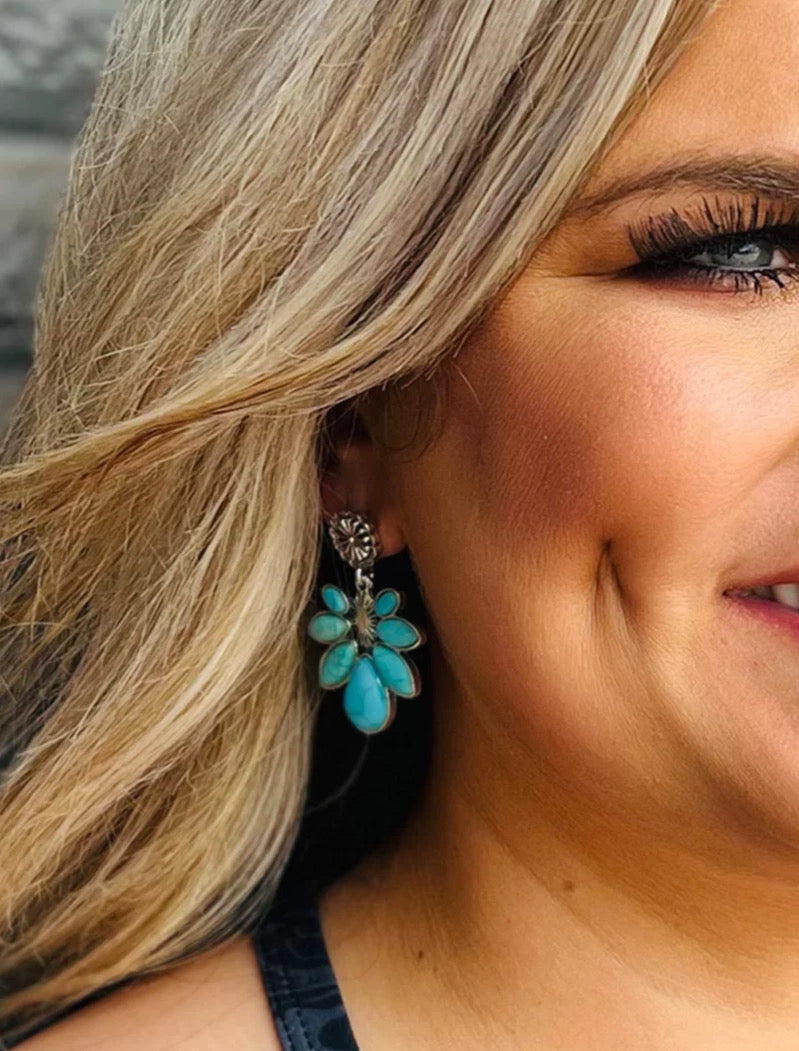 Adrian Turquoise Earrings