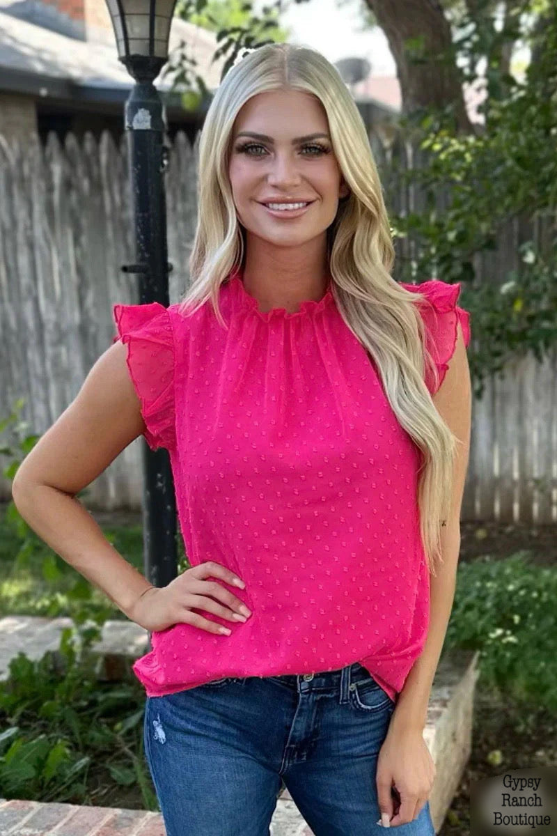 Parker Hot Pink Top - Also in Plus Size